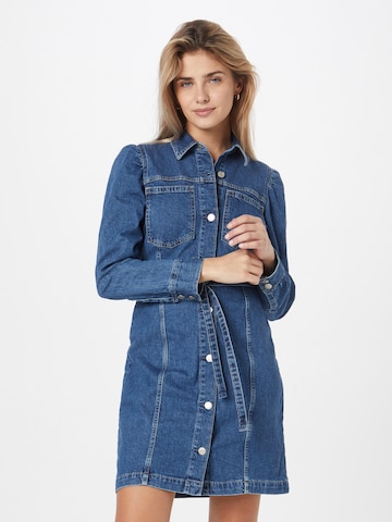 GAP - Vestidos camiseiros em azul: frente