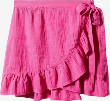 MANGO Skirt 'Bambu' in Pink: front