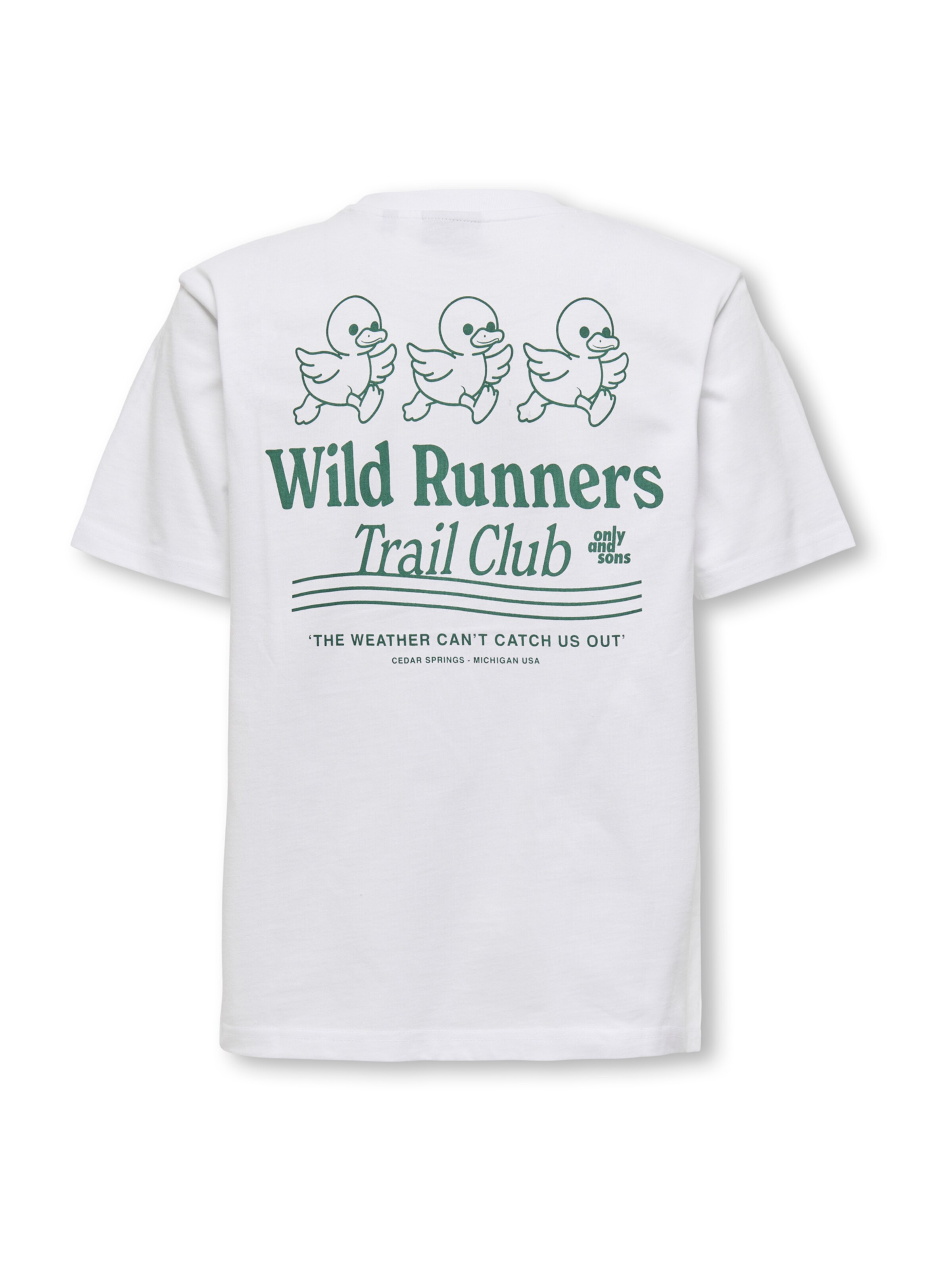 Only & Sons Junior Футболка 'OSJFRED DANIEL' в Белый