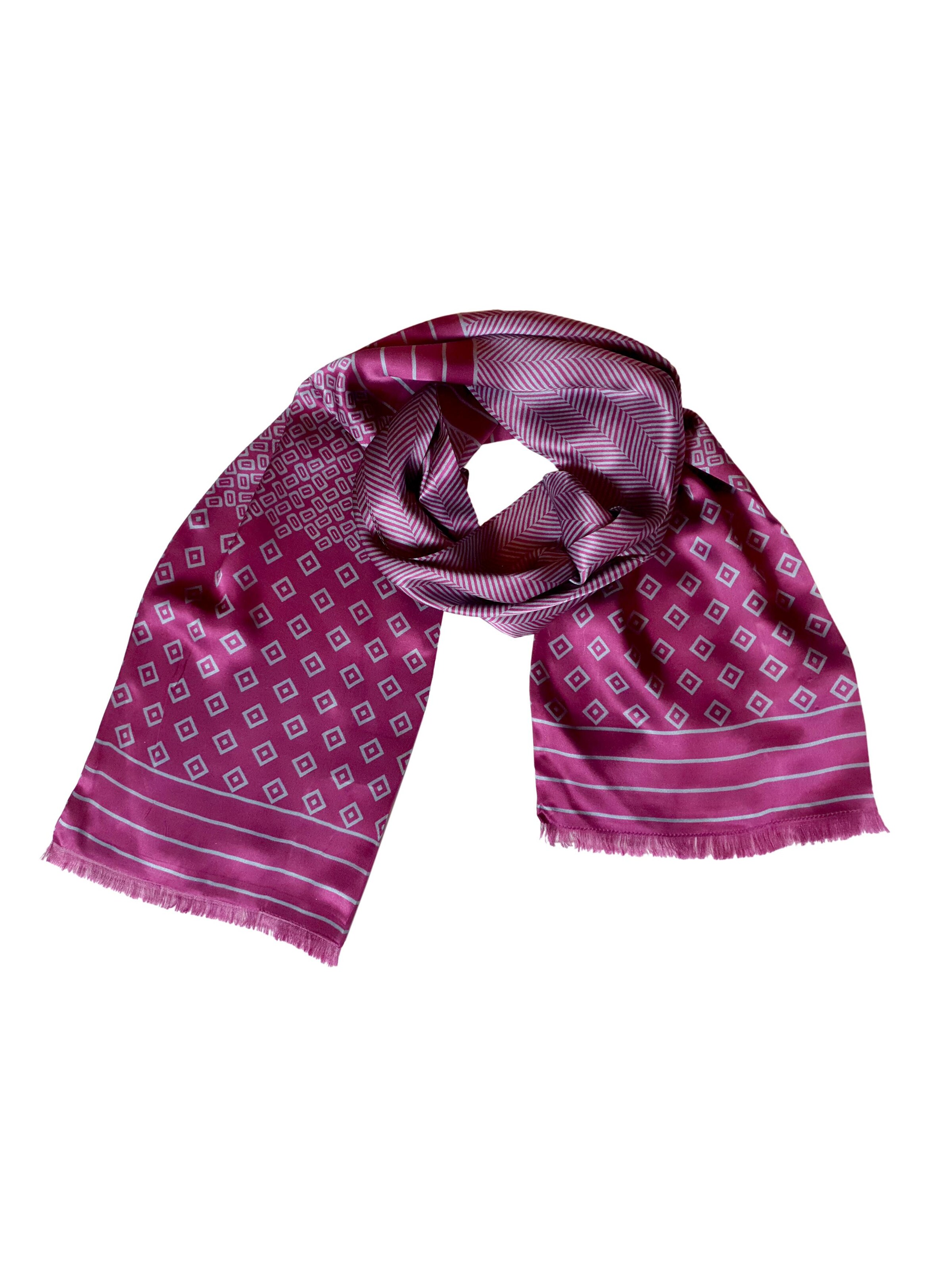 Posh Gear Sjaal 'Seidenschal Satinata' in Lila