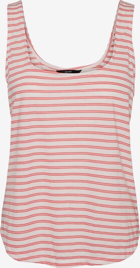 VERO MODA Top 'Alona' u svijetlocrvena / bijela, Pregled proizvoda