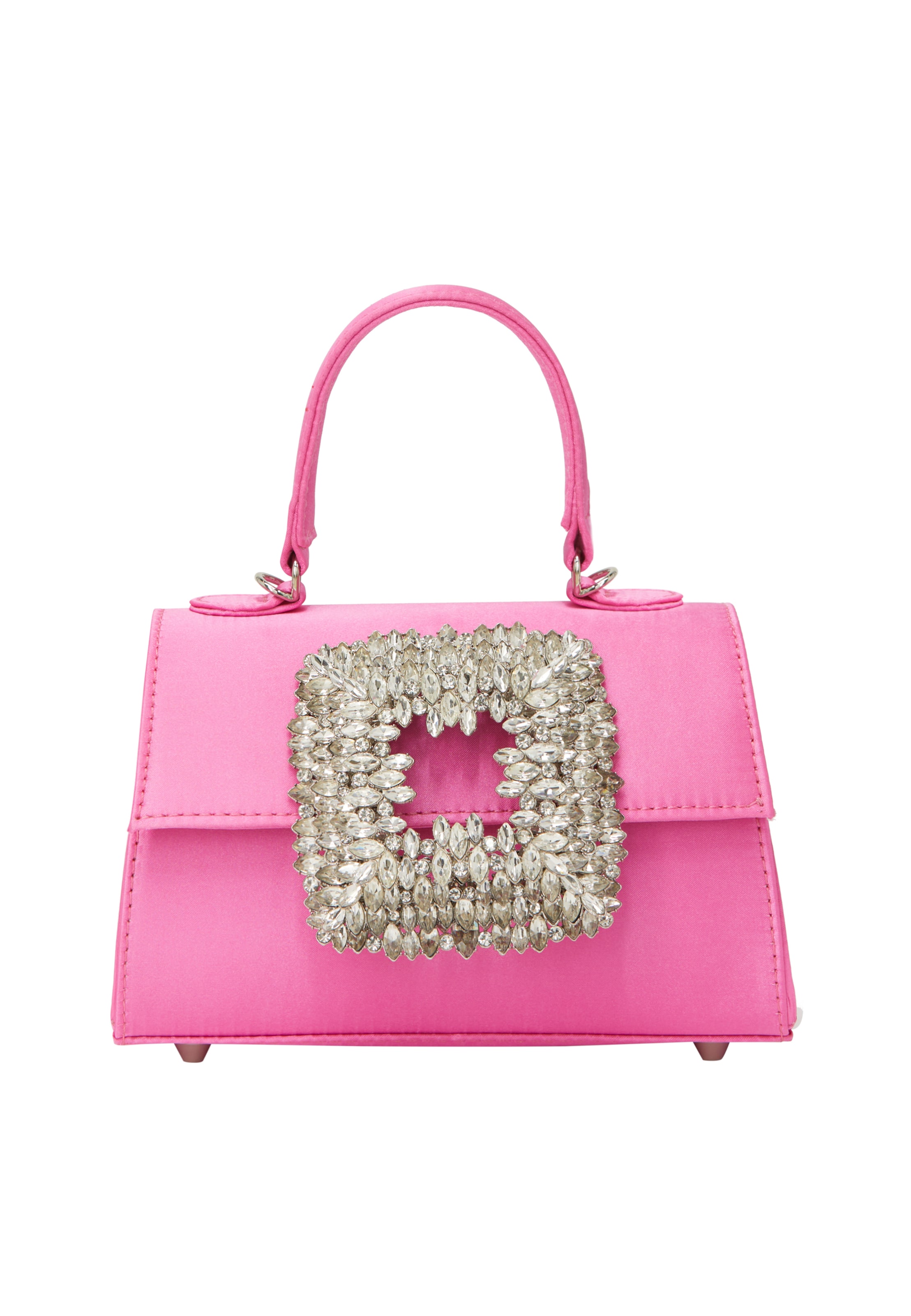 NAEMI Handväska i ljusrosa / silver, Produktvy