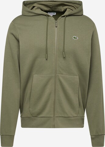 LACOSTE Sweatjacke in Grün: predná strana