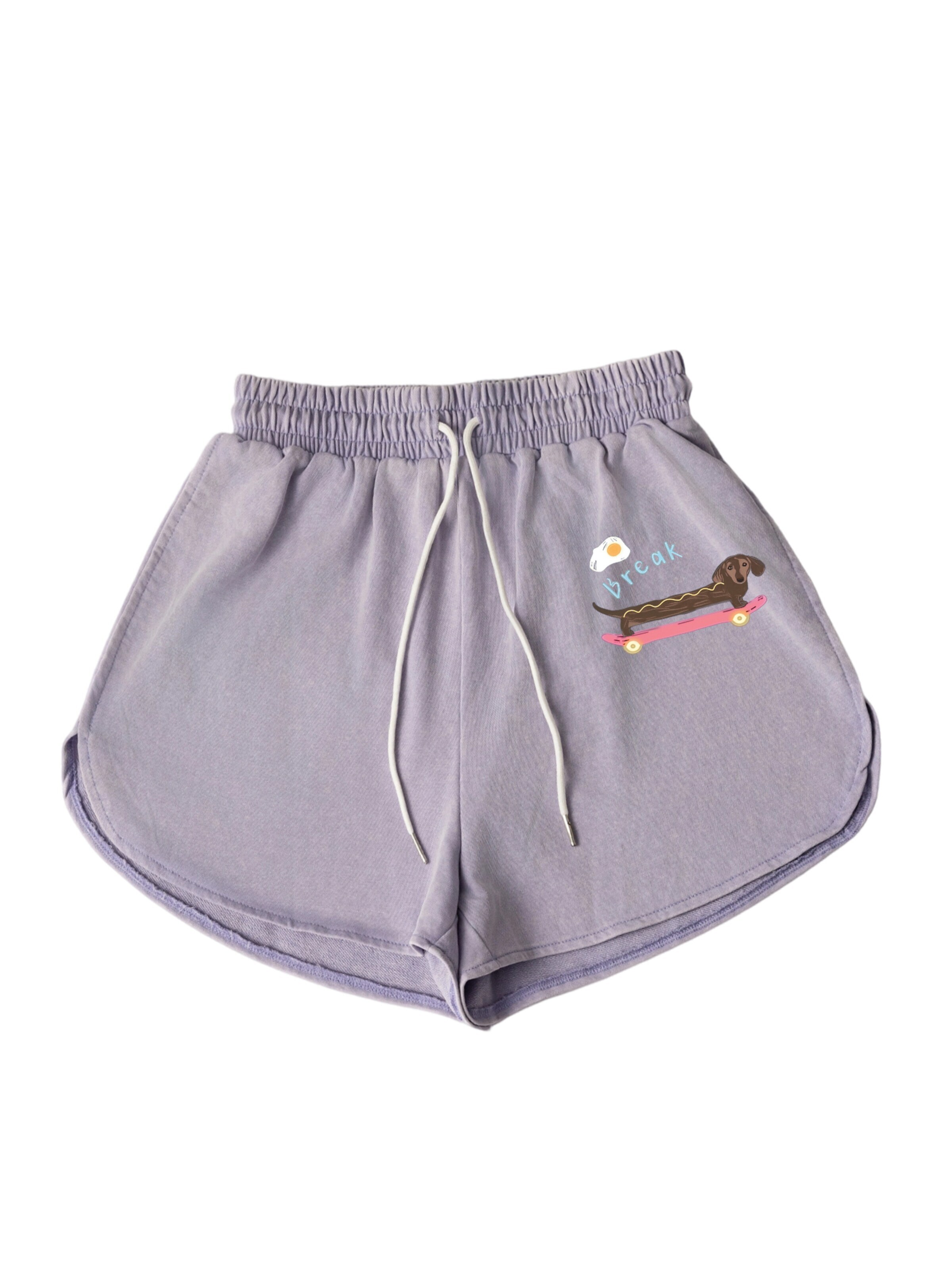 GORHEY Loose fit Trousers in Purple: front