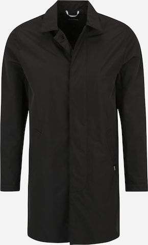 Matinique Regular fit Between-Seasons Coat 'Mac Miles' in Black: front
