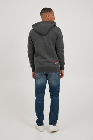 !Solid Zip-Up Hoodie 'BennZip' in Grey