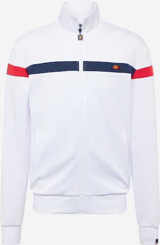 ELLESSE Sweat jacket in White: front