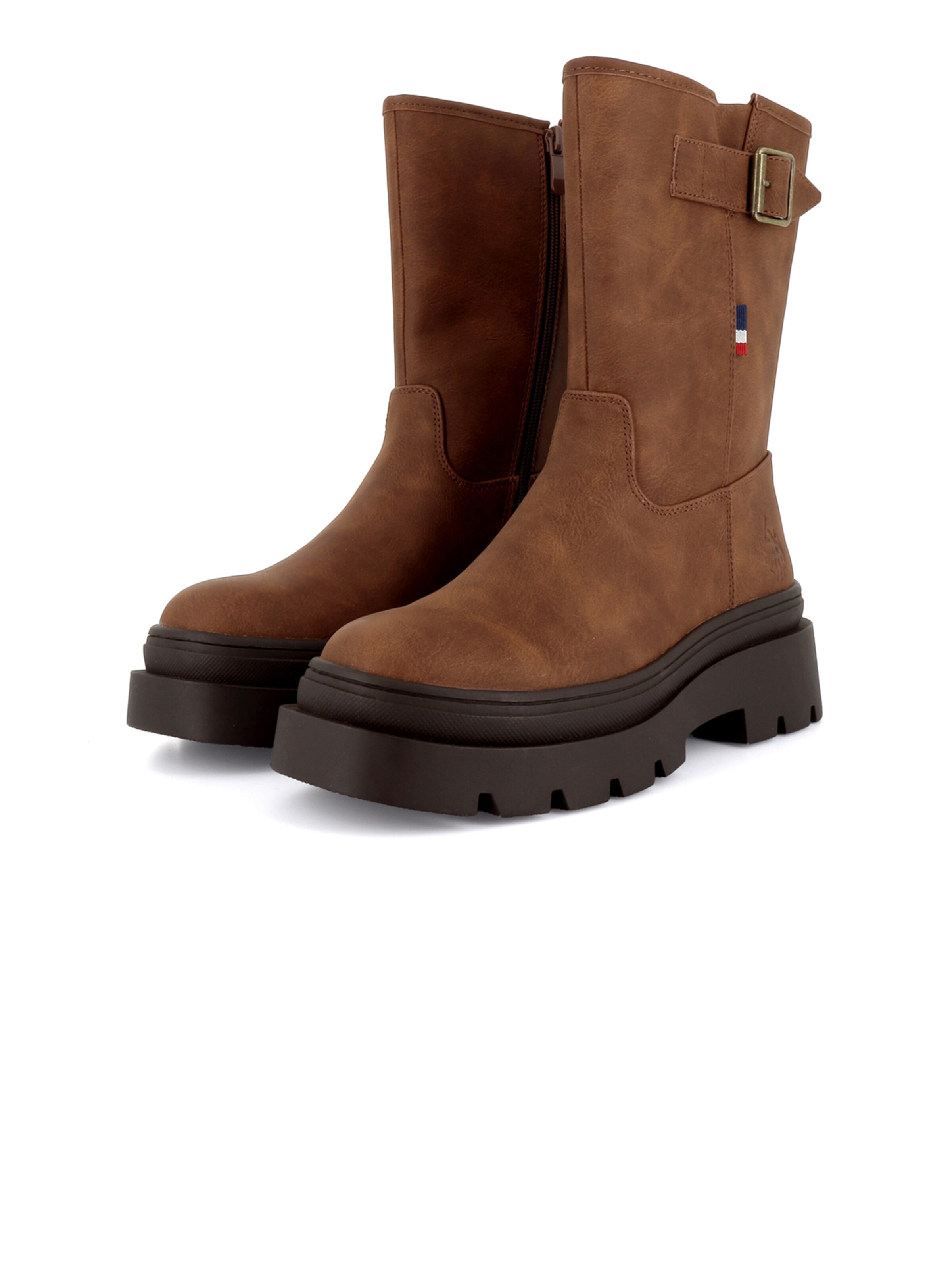 Boots 'Shona' US POLO ASSN. en marron