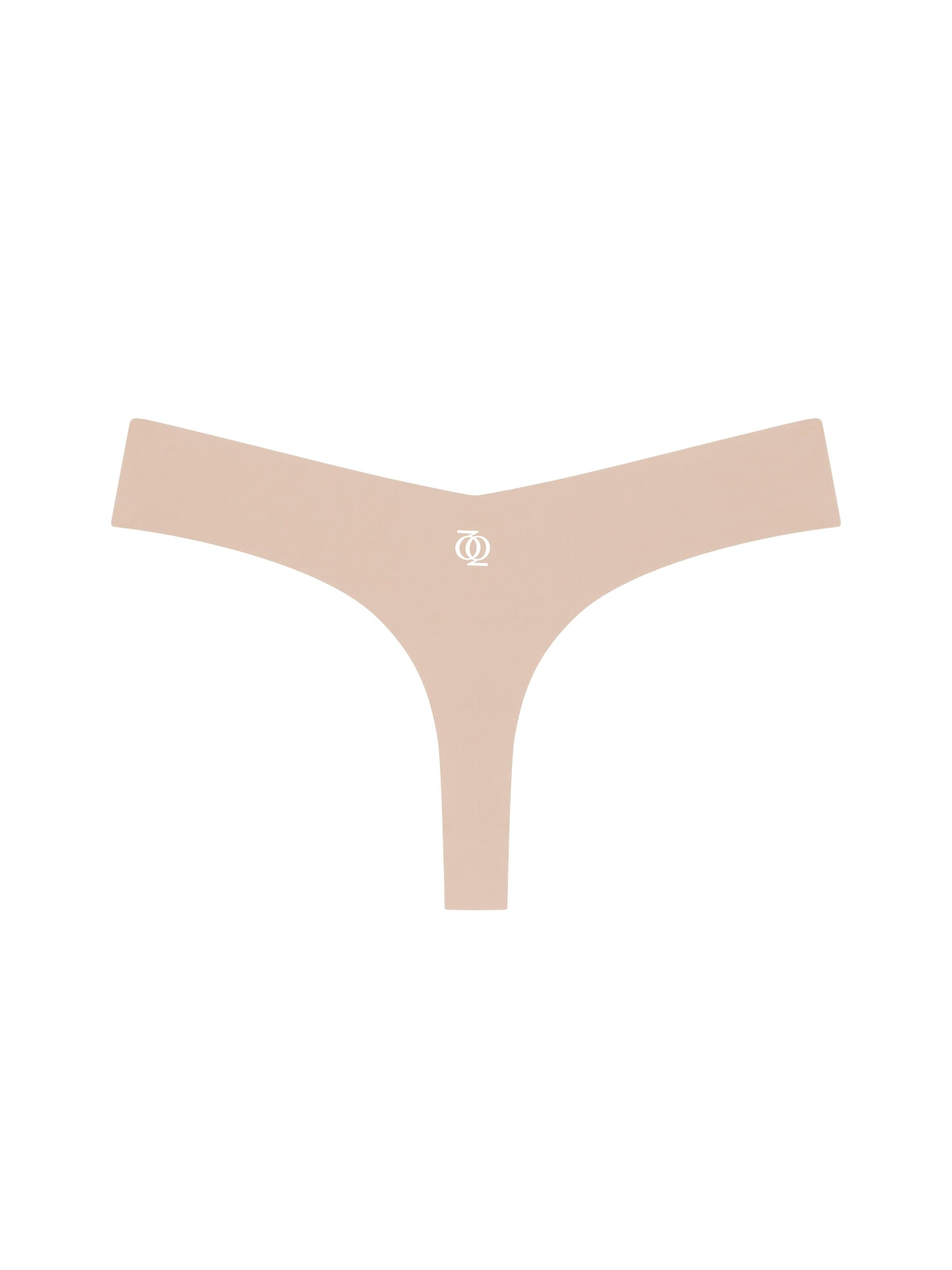 GOD SAVE QUEENSSlip 'Second Skin Thong' - bež boja: prednji dio