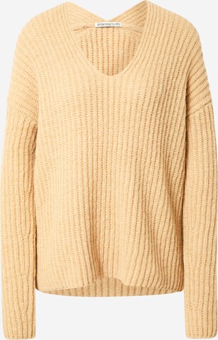 DRYKORN Sweter 'LINNAS' w kolorze brązowy: przód