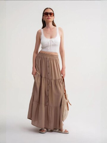 MixRay Skirt in Brown