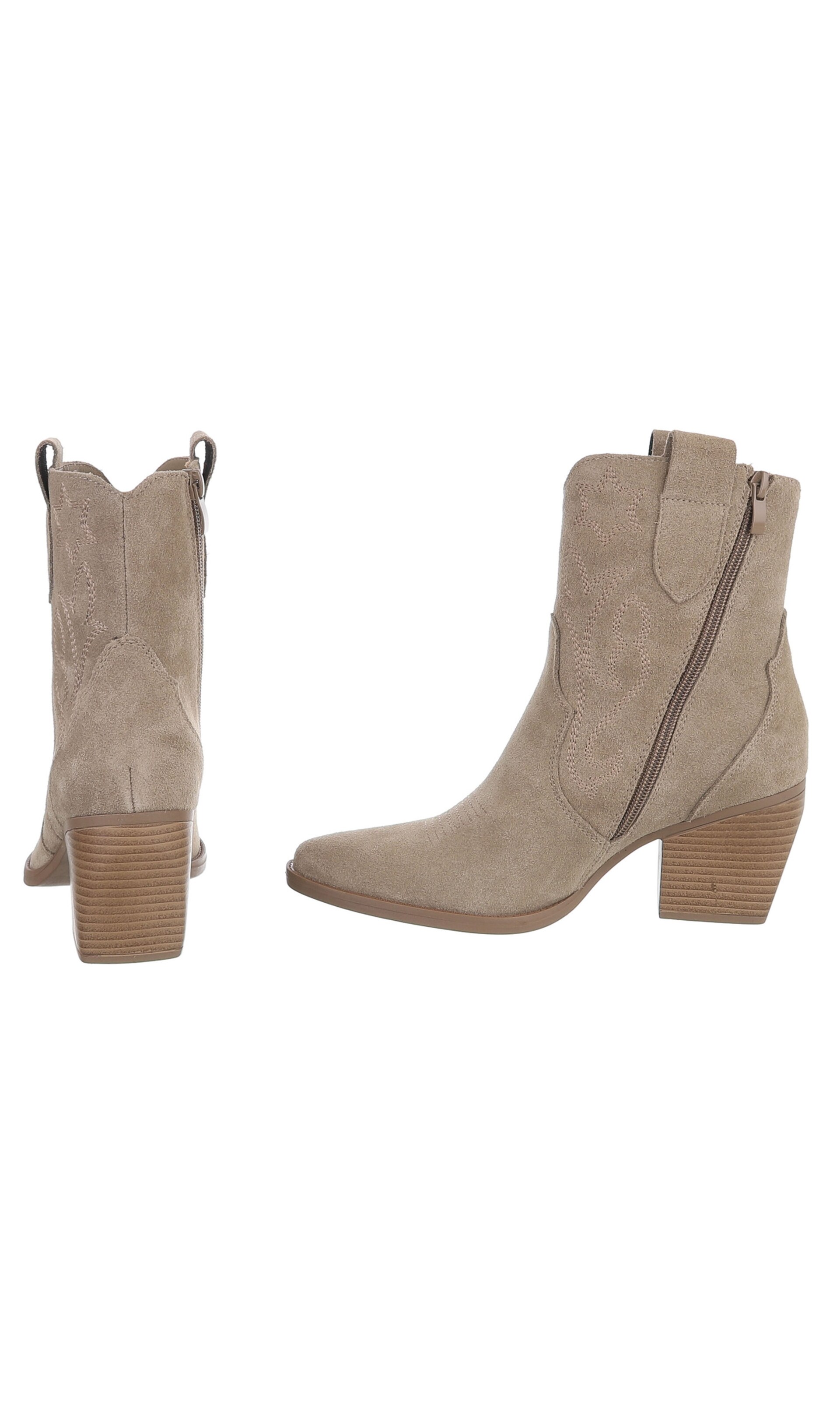 Ital-Design Cowboystiefel in Grau