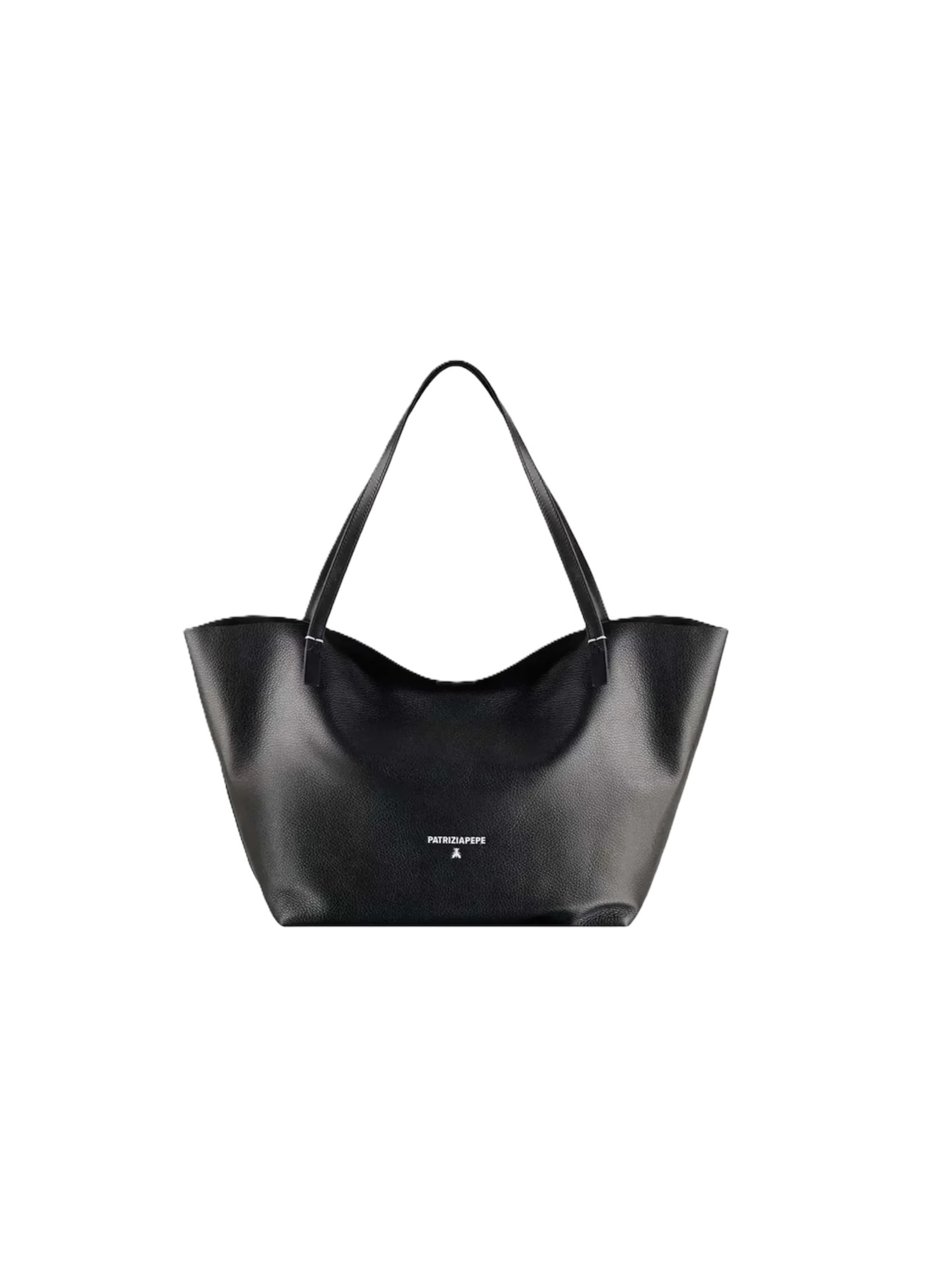 Borsa a spalla '2B0130/L141' di PATRIZIA PEPE in nero: frontale