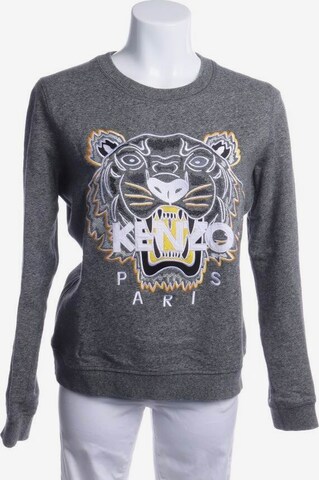 KENZO Sweatshirt & Zip-Up Hoodie in L in Grey: front