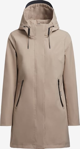 khujo Between-Season Jacket 'Izaf2' in Beige: front