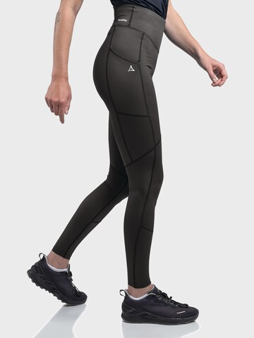 Skinny Pantaloni outdoor 'Vikan' de la Schöffel pe gri