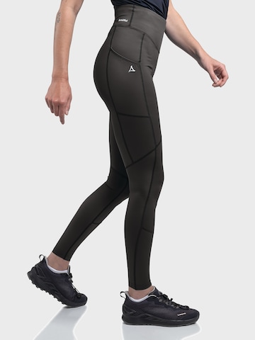 Skinny Pantaloni per outdoor 'Vikan' di Schöffel in grigio