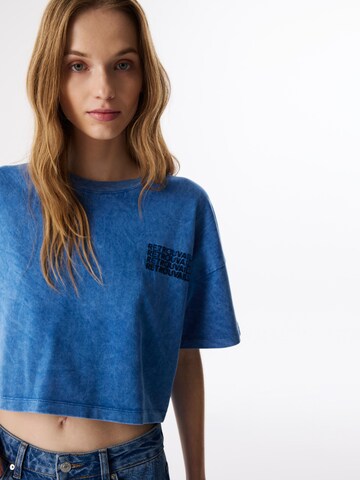 Twist Shirt in Blauw