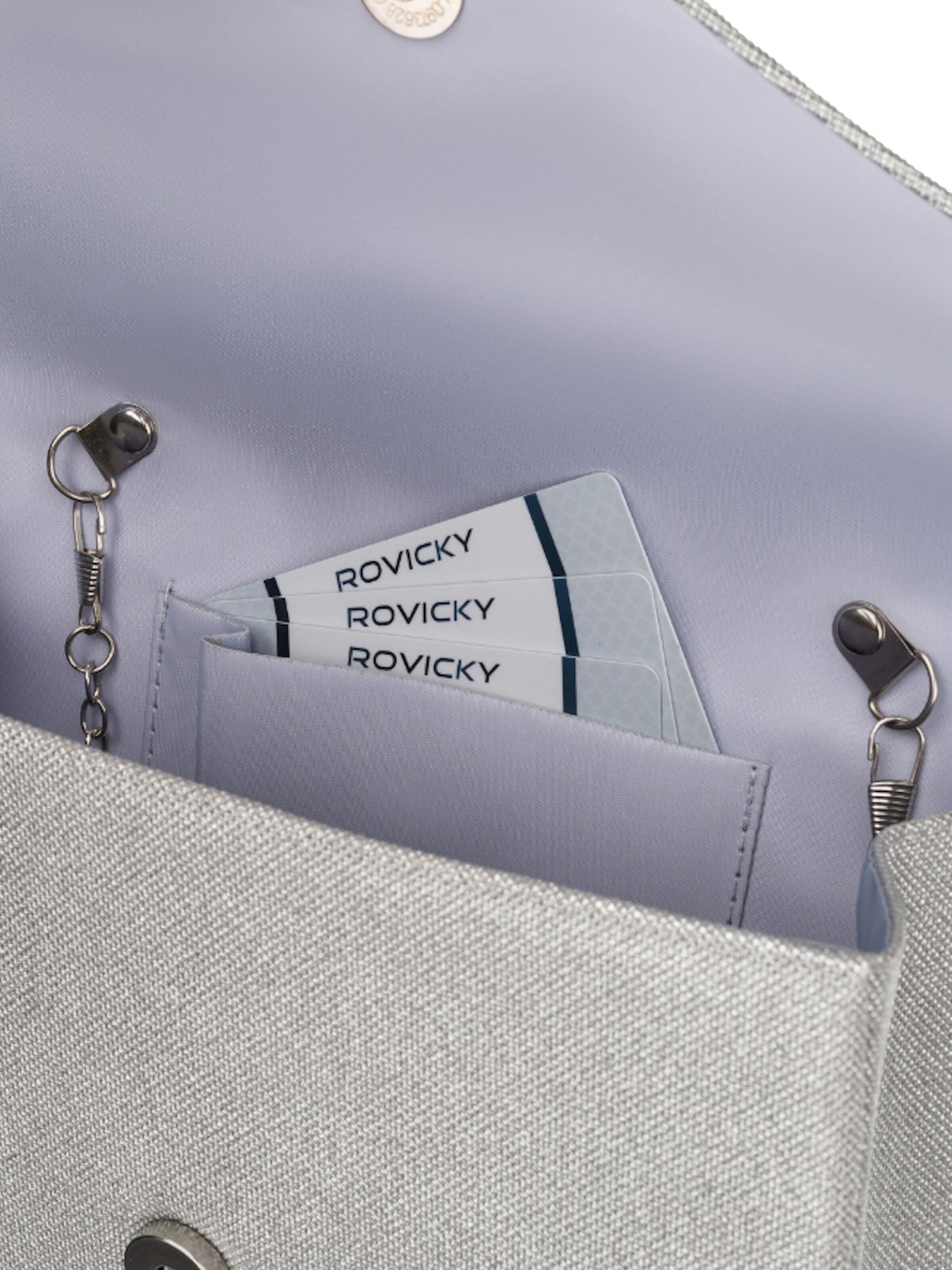 Tomshop24-7 Clutch 'Rovicky Stella' in Silver