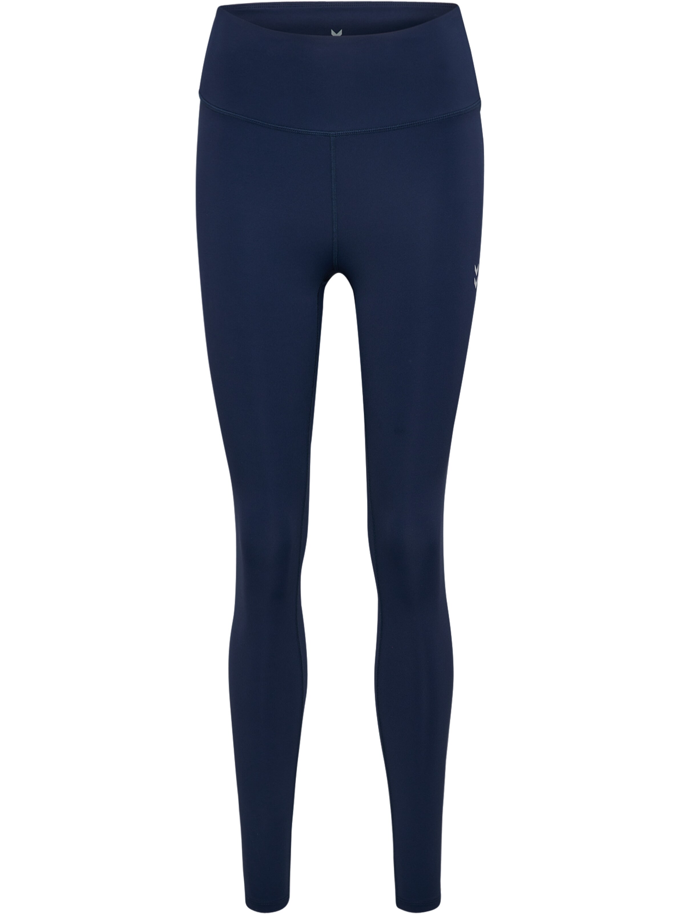 Hummel Skinny Sportbroek in Blauw: voorkant