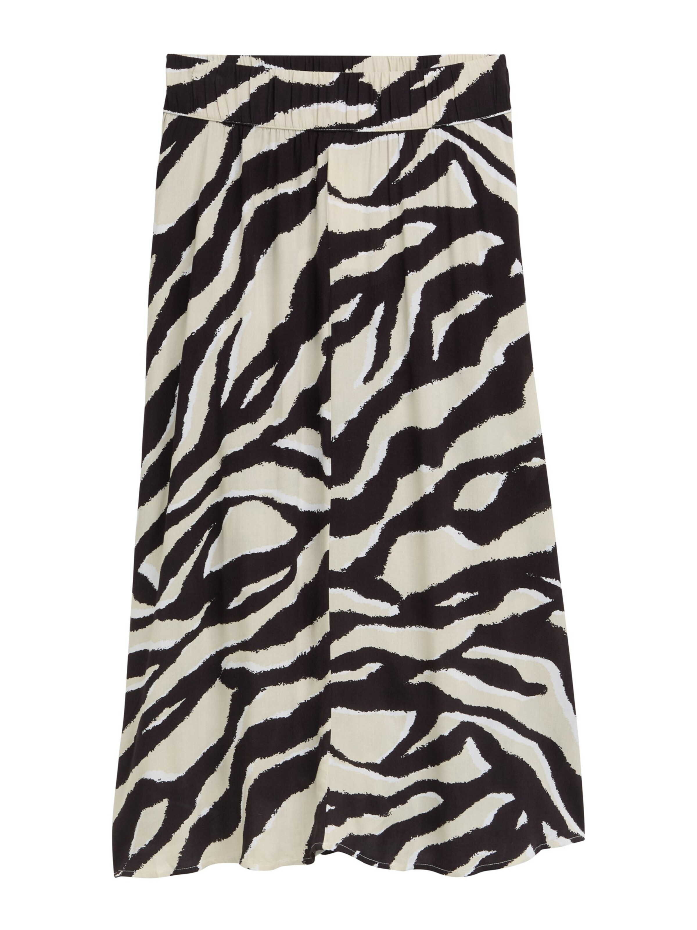 TOM TAILOR Falda en beige / negro / blanco, Vista del producto