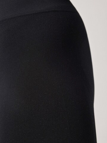 SNOCKS Skinny Sporthose 'Seamless' in Schwarz