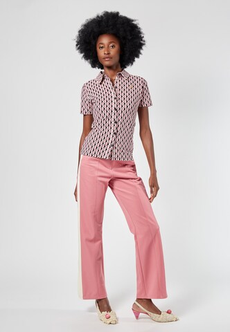 4funkyflavours Blouse 'Espressions Theme' in Gemengde kleuren