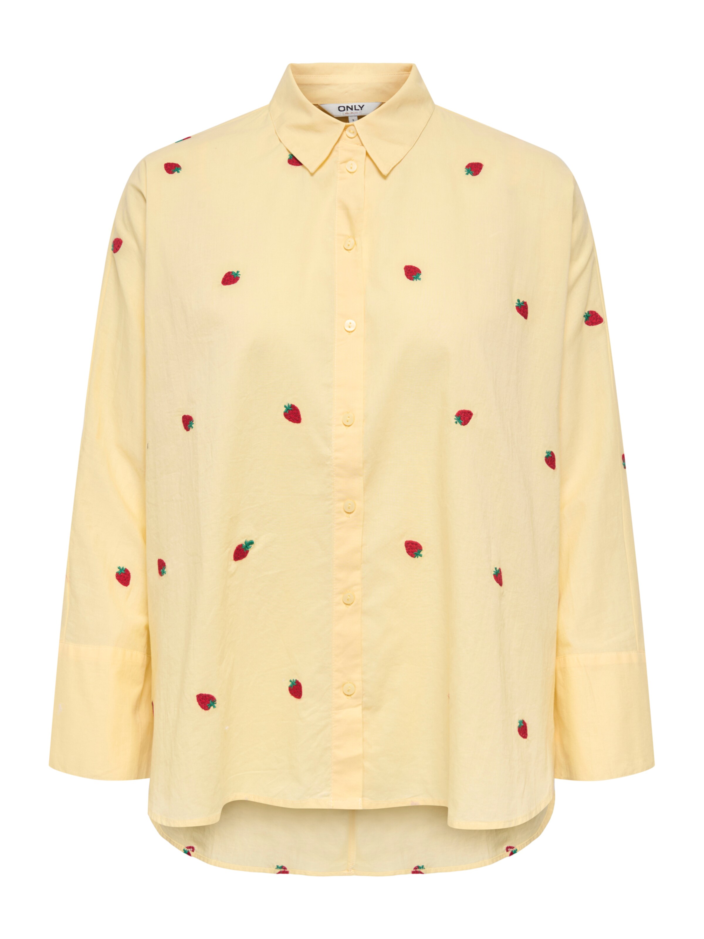 Chemisier 'ONLNew Lina Grace' ONLY en jaune : devant