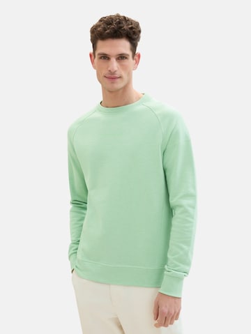TOM TAILOR Μπλούζα φούτερ σε πράσινο