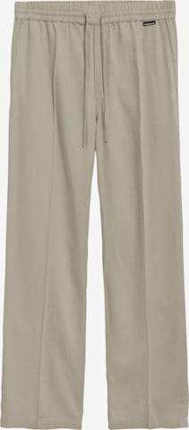 smėlio ARMEDANGELS Laisvas Kelnės su kantu 'LUKAA LINO': priekis