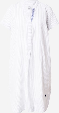 Robe-chemise Emily Van Den Bergh en blanc : devant