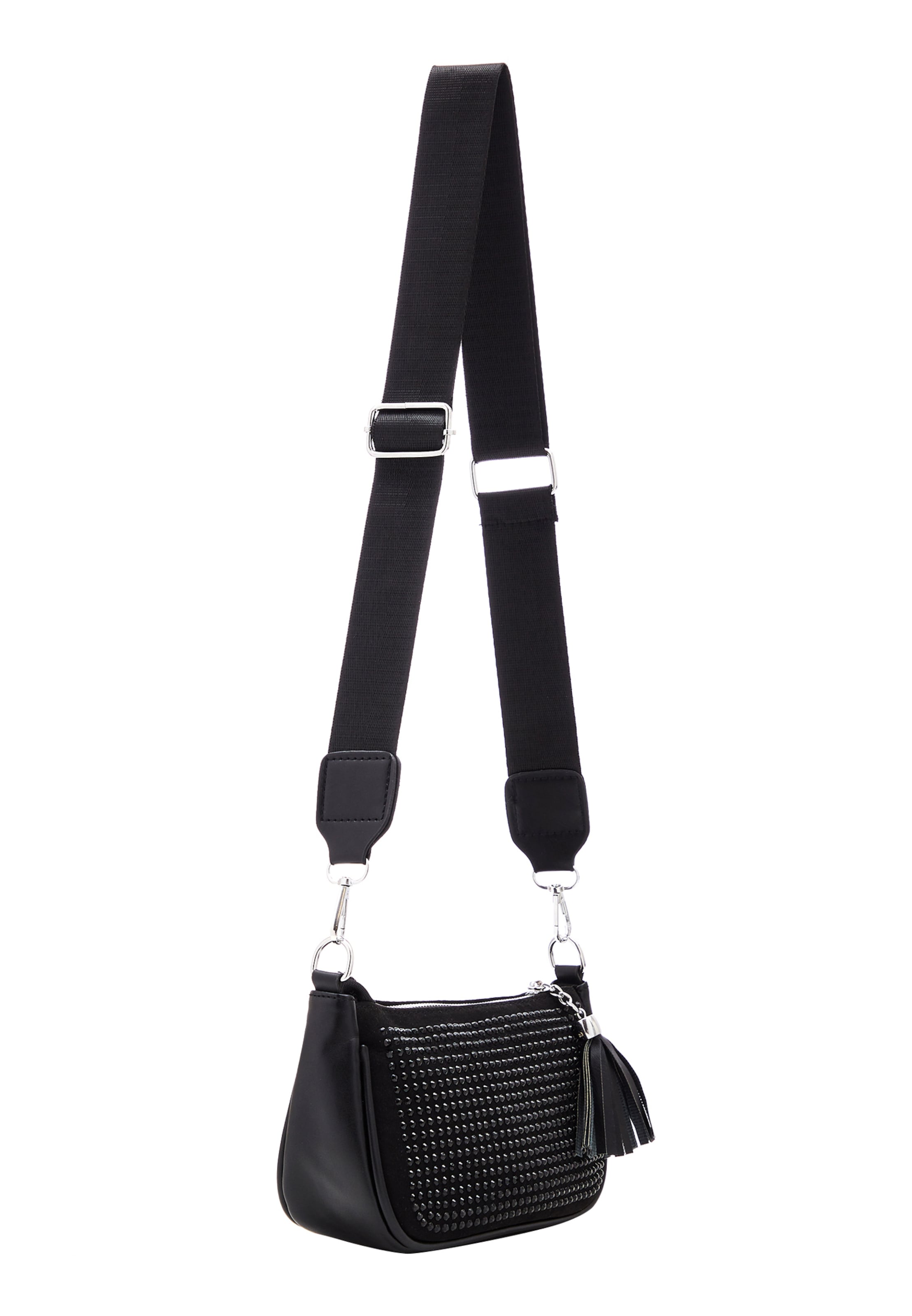 NAEMI - Mala de ombro em preto