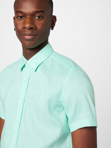 BOSS BlackRegular Fit Košulja 'Ross' - zelena boja