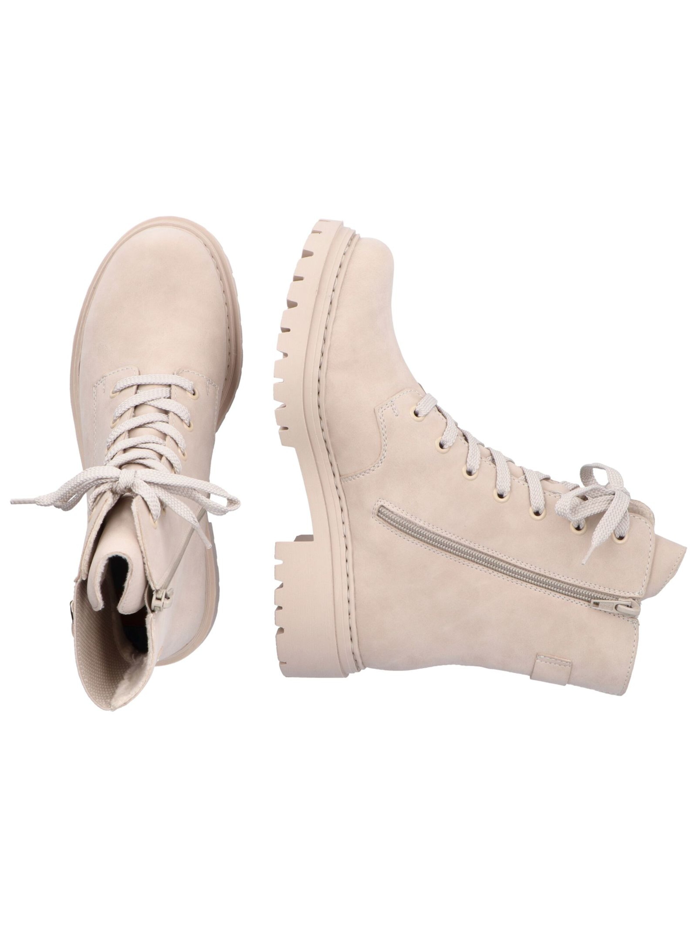 Bottines à lacets Rieker en beige