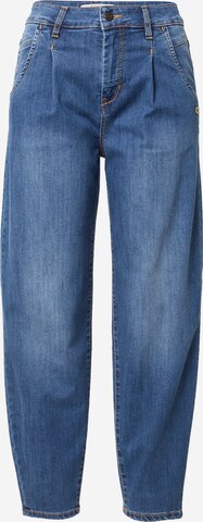 Tapered Jeans con pieghe 'SILVIA' di Gang in blu: frontale