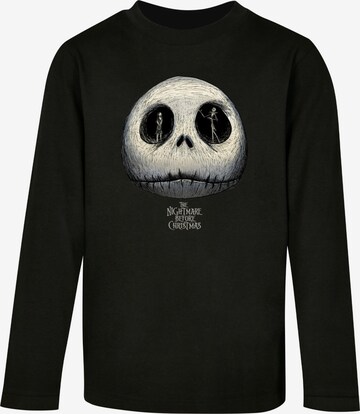 ABSOLUTE CULT Shirt 'The Nightmare Before Christmas - Jacks Eyes' in Zwart: voorkant