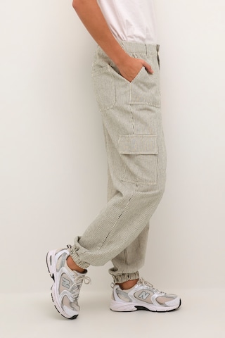 Kaffe Tapered Cargo Pants in Beige