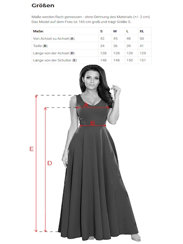 Numoco Abendkleid 'Maxikleid Aurelia'‌‌‌‌‌‌‌‌‌‌ in Grün