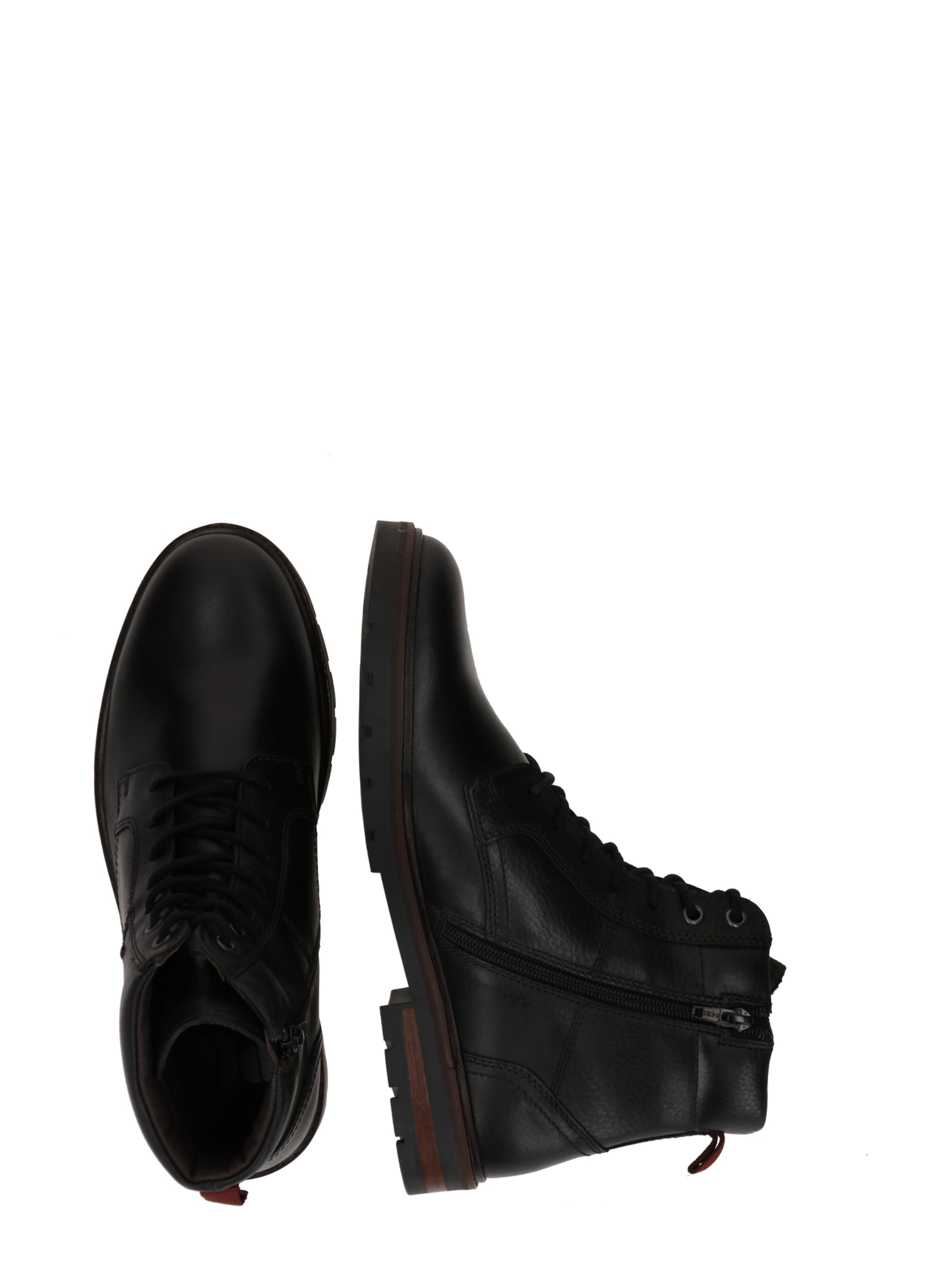 Pius Gabor Boots med snörning i svart