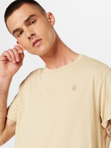 G-STAR T-Shirt 'Lash' in Beige