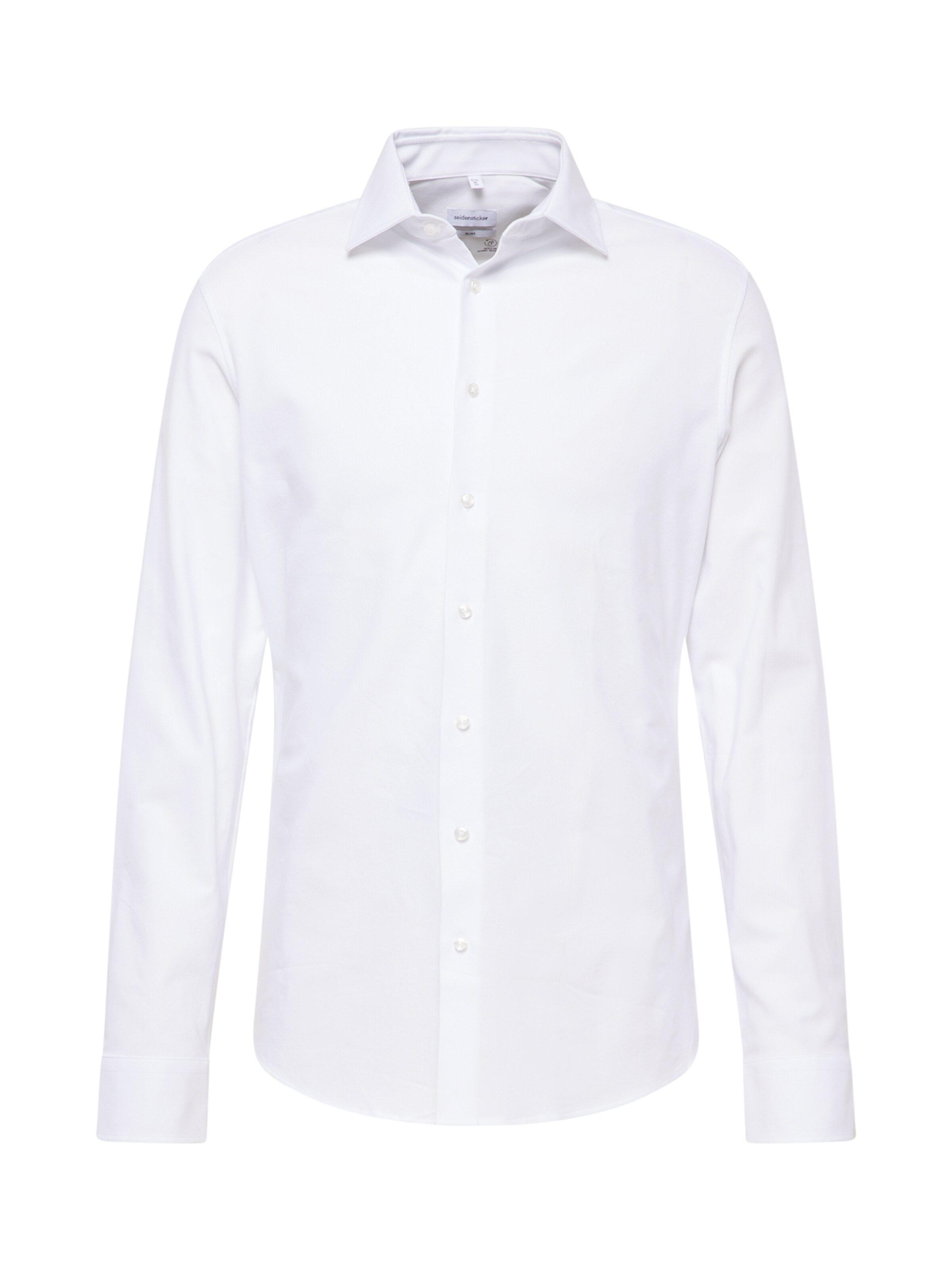 SEIDENSTICKER Slim fit Overhemd in Wit: voorkant