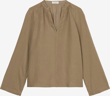 Marc O'Polo Blouse in Bruin: voorkant