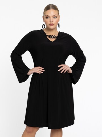 YOEK Dress in Black: front