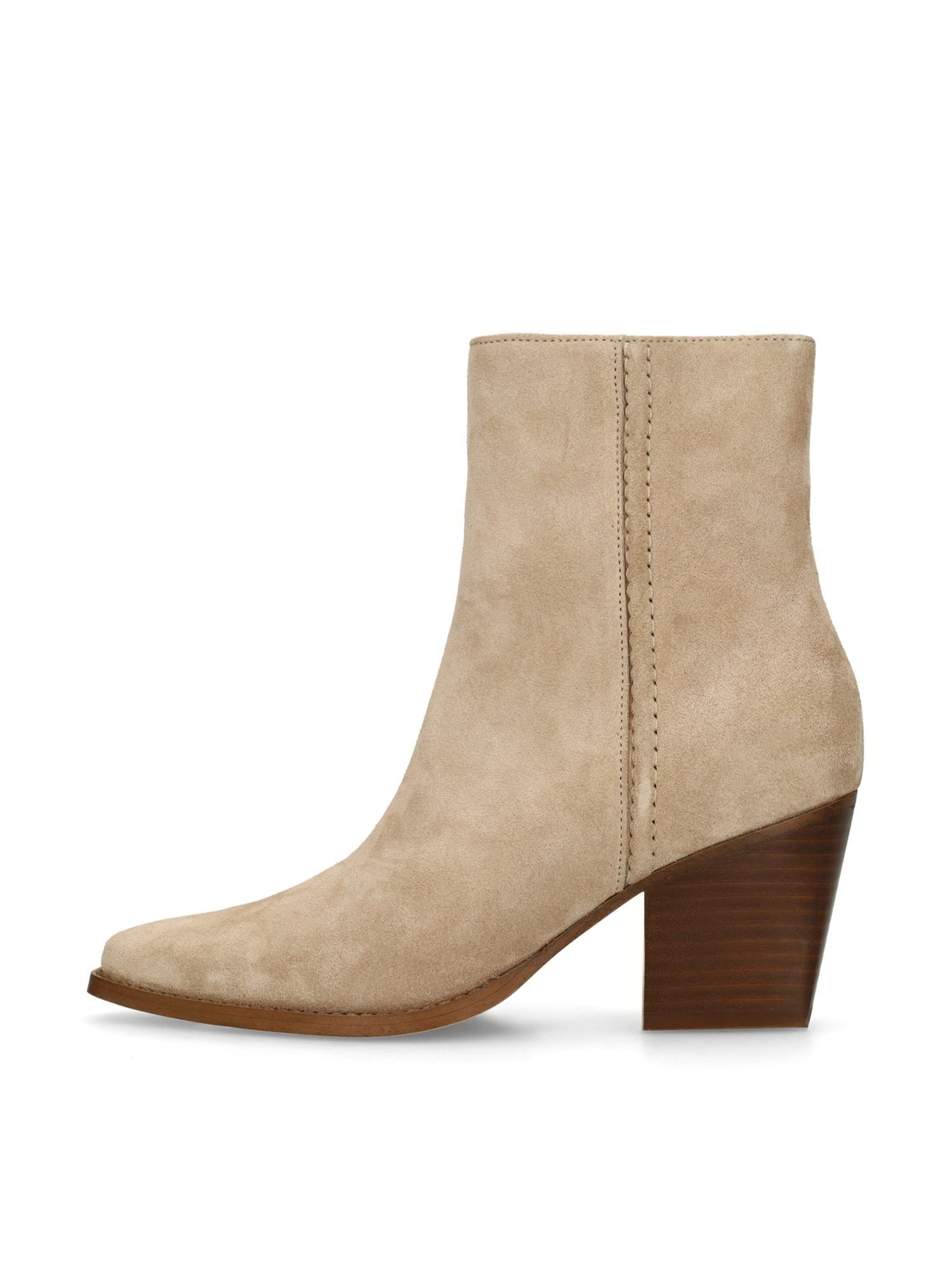 MANFIELD Stiefelette in Beige