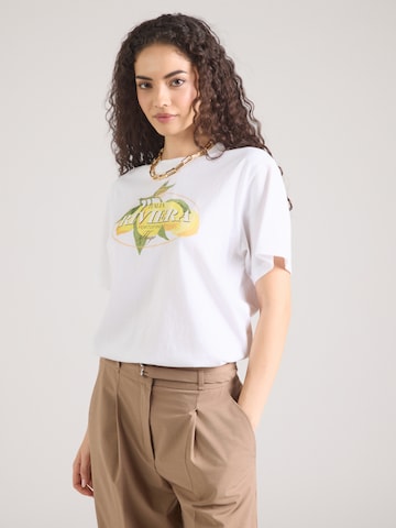 HUGO Shirt 'Vintage' in Wit: voorkant