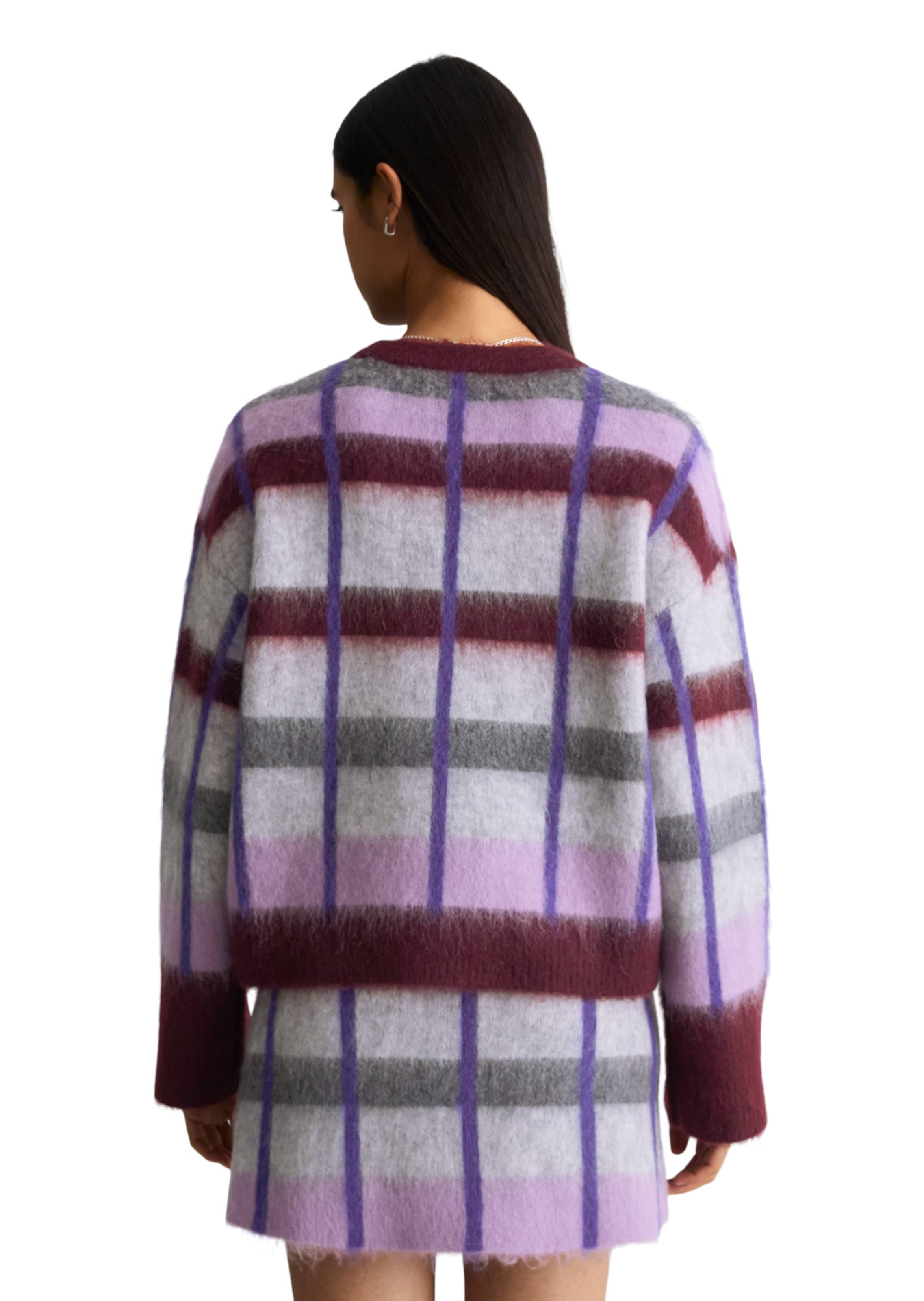 Marc O'Polo DENIM Pullover in Lila: Rückseite