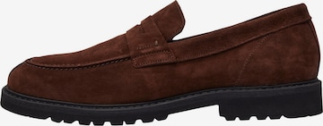 Chaussure basse 'DANIEL' SELECTED HOMME en marron : devant