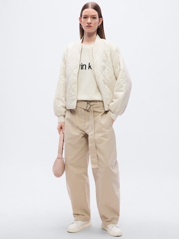 Calvin Klein Jeans Baggy Nadrág - bézs