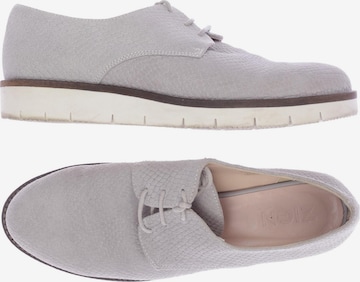Zign Flats & Loafers in 39 in Grey: front