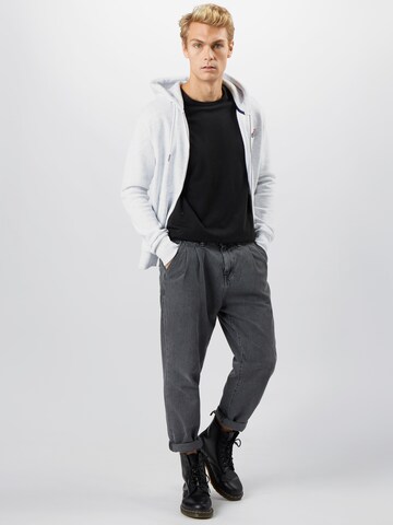 Superdry Zip-Up Hoodie in White